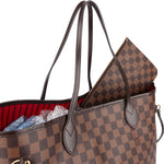 Louis Vuitton Monogram Damier Ebene Neverfull GM Shoulder Bag - vintageandkickz