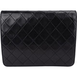Chanel Quilted Lambskin Rectangular 24K Gold Single Flap Shoulder Bag