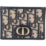 Christian Dior Trotter Monogram Jacquard Montaigne Card Holder