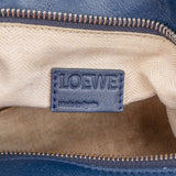 Loewe Blue Grained Calfskin Puzzle Crossbody Handbag