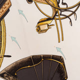 Hermès Voitures a Transformation Silk 90 Scarf Tuch