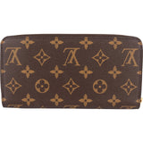 Louis Vuitton Monogram Canvas Illustre Xmas Skating Bears Mount Bleu Zippy Wallet