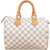 Louis Vuitton Monogram Damier Azur Canvas Speedy 25 Handbag