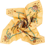 Hermès Les Fêtes du Roi Soleil Silk Carre 90 Scarf Tuch