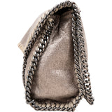 Stella McCartney Metallic Falabella Fold Over Crossbody Bag
