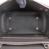 Céline Black Boxcalf Leather Pink Edges Belt Handbag