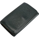 Louis Vuitton Green Taiga Leather Key Holder