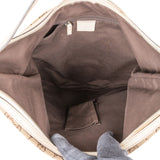 Gucci Monogram GG Canvas Web Detail Hobo Shoulder Bag