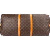 Louis Vuitton Monogram Canvas Keepall 60 Bandoulière Travel Bag