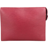 Louis Vuitton Fuchsia Epi Leather Poche Toilette Clutch