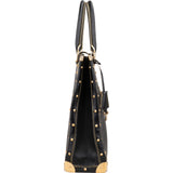 Louis Vuitton Black Leather Suhali Handbag
