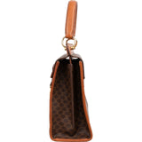 Celine Macadam Monogram Canvas Top Handle Handbag