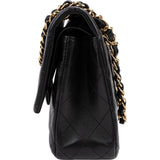 Chanel Quilted Lambskin Gold Medium Double Flap Shoulder Bag