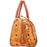 MCM Monogram Visetos Boston Handbag