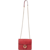 Gucci Grained Leather Interlocking GG Small Crossbody Bag