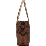 Coach Monogram Signature Jacquard Gallery Tote Shoulder Bag