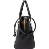 MCM Visetos Monogram Python Embossed Leather Milla Tote Handbag
