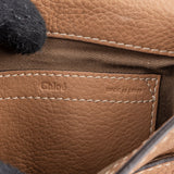 Chloé Grained Leather Marcie Mini Saddle Crossbody Bag
