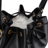 Louis Vuitton Noir Epi Leather Sac Noé Grande Shoulder Bag