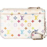 Louis Vuitton Monogram Murakami Multicolor Pochette Cles Key Pouch