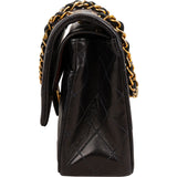 Chanel Quilted Lambskin 24K Gold Medium Double Flap Shoulder Bag