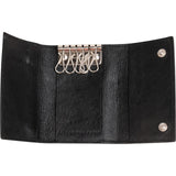 Balenciaga Black Leather Classic Key Holder