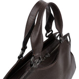 Cartier Brown Pebbled Leather Handbag