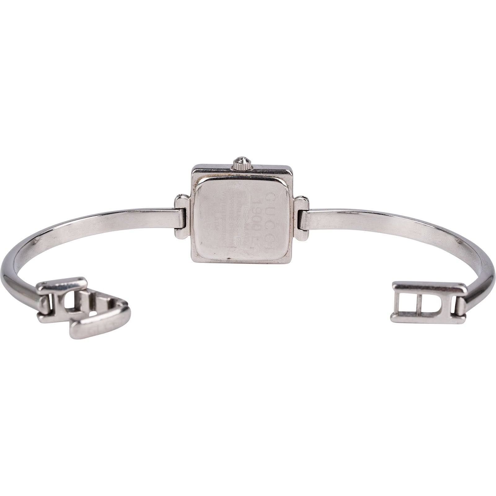 Gucci Silver Tone 1900L Women Watch - vintageandkickz