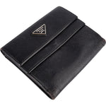 Prada Black Saffiano Leather Wallet - vintageandkickz