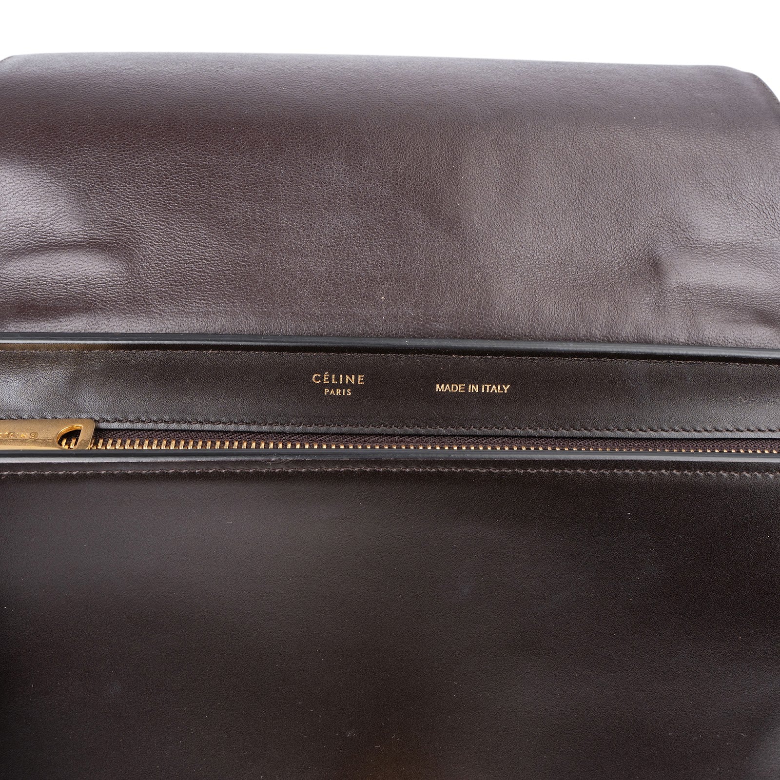 Céline Suede Leather Trapeze Handbag Tricolor - vintageandkickz