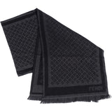 Fendi Wool FF Monogram Schal Scarf