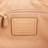 Coach Pebbled Leather Teri Hobo Crossbody Shoulder Bag