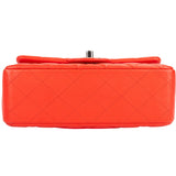 Chanel Quilted Lambskin Mini Rectangular Palladium Single Flap Crossbody Bag