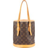 Louis Vuitton Monogram Canvas Bucket PM Shoulder Bag