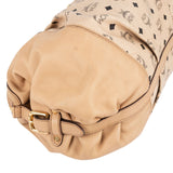 MCM Monogram Visetos Leather Satchel Hobo Handbag