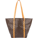 Louis Vuitton Monogram Canvas Sac Shopping Shoulder Bag - vintageandkickz