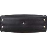 Fendi Black Leather Peekaboo Handbag