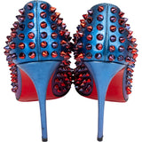 Christian Louboutin Ombre Patent Leather Follies Spikes Scarabe Pumps (35)