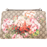 Gucci Monogram GG Supreme Floral Print Dionysus Shoulder Bag