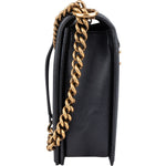 Chanel Quilted Leather Boy Single Flap Crossbody Bag - vintageandkickz