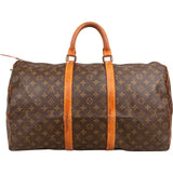 Louis Vuitton Monogram Canvas Keepall 50 Travel Bag