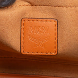 MCM Monogram Visetos Aren Drawstring Bucket Crossbody Bag
