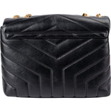 Saint Laurent Quilted Leather Small Loulou Crossbody Bag