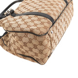 Gucci Monogram Canvas Twin GG Shoulder Bag
