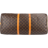 Louis Vuitton Monogram Canvas Keepall 60 Bandoulière Travel Bag