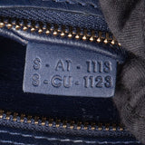 Céline Blue Leather Luggage Handbag