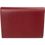 Cartier Bordeaux Leather Compact Wallet