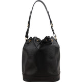 Louis Vuitton Noir Epi Leather Sac Noé Grande Shoulder Bag