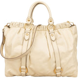 Miu Miu Vitello Lux Satchel City Handbag