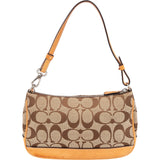 Coach Signature Monogram Pochette Handbag